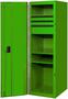 Extreme Tools 3 -Drawer Black, Green Side Locker