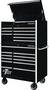 Extreme Tools 19 -Drawer Black Chest-Cabinet Combo
