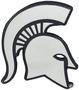 FANMATS Michigan State University Black, Chrome Emblem