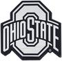FANMATS Ohio State University Black, Chrome Emblem