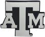 FANMATS Texas A&M University Black, Chrome Emblem