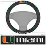 FANMATS Steering Wheel Cover Black