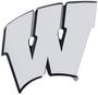 FANMATS University Of Wisconsin Black, Chrome Emblem