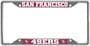 FANMATS San Francisco 49ers License Plate Frame