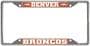 FANMATS Denver Broncos License Plate Frame
