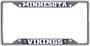 FANMATS Minnesota Vikings License Plate Frame