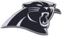 FANMATS Carolina Panthers Black, Chrome Emblem