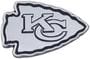 FANMATS Kansas City Chiefs Black, Chrome Emblem