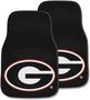 FANMATS Multi-Color University Of Georgia Carpet Floor Mat Set