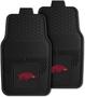 FANMATS Multi-Color University Of Arkansas Vinyl Floor Mat Set