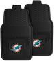 FANMATS Multi-Color Miami Dolphins Vinyl Floor Mat Set