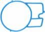 Fel-Pro Rubber Throttle Body Mounting Gasket