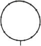 Fel-Pro Rubber Throttle Body Mounting Gasket