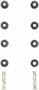 Fel-Pro Rubber Valve Stem Oil Seal Set