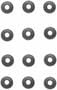Fel-Pro Rubber Deflector Valve Stem Oil Seal Set