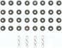 Fel-Pro Rubber Positive Valve Stem Oil Seal Set