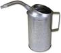 Funnel King Silver Galvanized Steel 4 Quart Galvanized Can