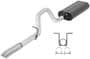 Flowmaster Force II 2-1/2 Inch Aluminized Steel Exhaust System