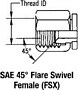 Gates Power Crimp Hydraulic Coupling/Adapter