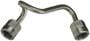 Gates 4-1/2 Inch Long Steel Fuel Line
