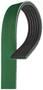Gates FleetRunner Micro-V Serpentine Belt 6 Rib 120-13/16 Inch