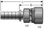 Gates Power Crimp Hydraulic Coupling/Adapter
