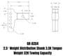 Gen-Y Hitch 32000 Lbs. Capacity Weight Distribution Shank