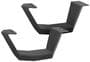 Go Rhino Black, White Galvanized Steel Running Boards