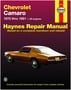 Haynes 70-81 Chevrolet Camaro Repair Manual