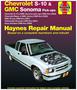 Haynes 94-04 Chevrolet S-10, 98-01 GMC Envoy Repair Manual