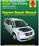 Haynes 08-12 Dodge Grand Caravan, Chrysler Town And Country Repair Manual