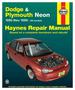 Haynes 95-99 Dodge Neon, Plymouth Neon Repair Manual