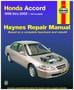 Haynes 98-02 Honda Accord Repair Manual
