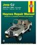 Haynes 49-86 Jeep CJ Repair Manual