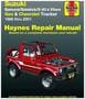 Haynes 86-95 Suzuki Samurai, 89-98 Sidekick, 96-98 Vitara, 86-01 Geo Tracker Repair Manual