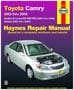 Haynes 02-06 Toyota Camry, Avalon, Solara, Lexus ES 300/330 Repair Manual