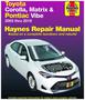 Haynes 2003 To 2019 Toyota Corolla Repair Manual