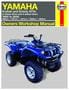 Haynes ATV Repair Manual; Yamaha Kodiak, GrizzlyATV Repair Manual