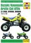 Haynes ATV Repair Manual; Suzuki; Kawasaki; Arctic CatATV Repair Manual