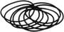 Holley Rubber Intake Manifold Gasket Set