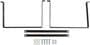 Holley Mild Steel Fuel Cell Mounting Straps