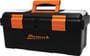 Homak Black, Orange Plastic Tool Box