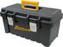Homak Black, Yellow Plastic Tool Box