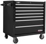 Homak 36 Inch 7 -Drawer Midnight Black Roller Cabinet Tool Box