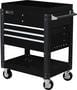 Homak 4 -Drawer Midnight Black Service Cart