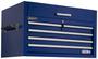 Homak 35-1/4 Inch 5 -Drawer Rally Sport Blue Top Chest Tool Box