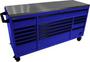 Homak 16 -Drawer Rally Sport Blue Roller Cabinet Tool Box