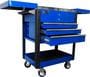 Homak 4 -Drawer Rally Sport Blue Service Cart