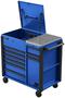 Homak 9 -Drawer Rally Sport Blue Power Service Cart