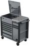 Homak 9 -Drawer Gray Power Service Cart